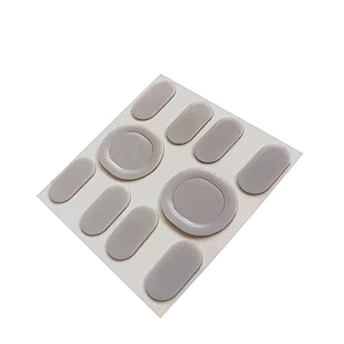 マウススケートパッド マウスパッド Logitech G203 LIGHTSYNC 有線ゲーミングマウス / G102 / G PRO用 (2個パック、グレー)