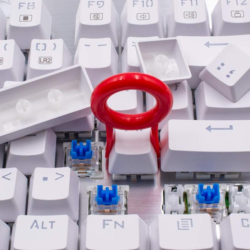 メカニカルキーボードに使用される赤いプラスチッ...の紹介画像2