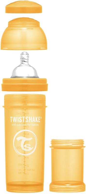 スカイライトのTWISTSHAKE ツイストシェイク カラフル 哺乳びん プラスチック製｜アングル3