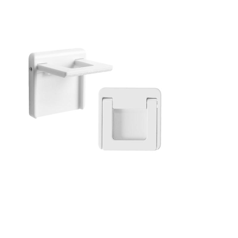 ベビーガード 引き戸・窓用 転落防止ストッパー多機能ロック防犯対策簡単設置ホワイト 2個セット四角形