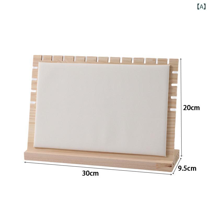New Wooden Fashion Necklace Display Stand, Jewelry Pendant Hanger, Creative Accessory Stand, Shop Window Jewelry Display, for Live Streaming
