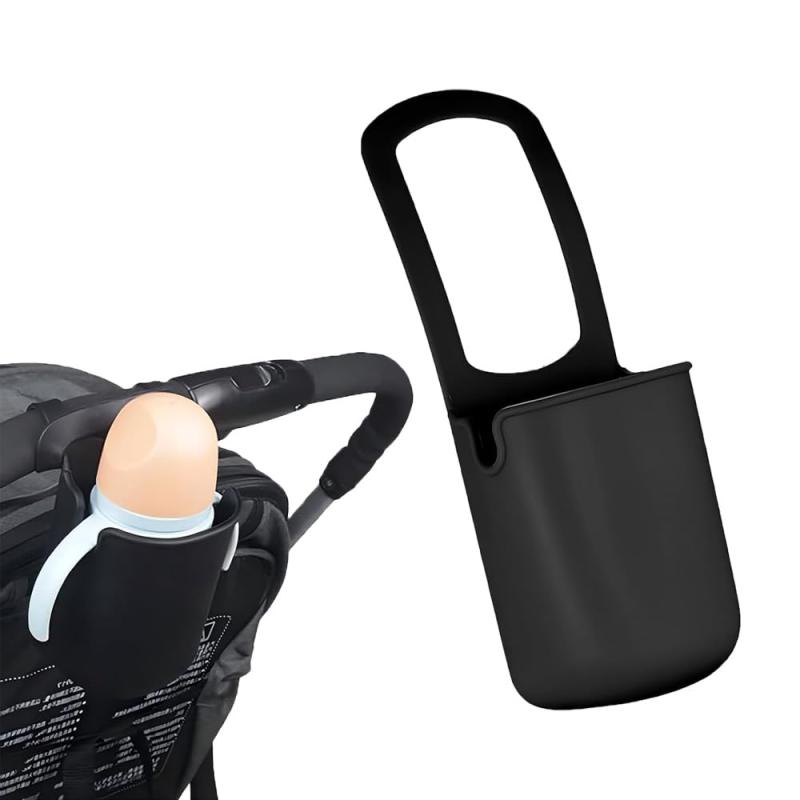 ベビーカー ドリンクホルダー ベビーカー用ボトルホルダー 自転車用シリコンドリンクホルダー 自転車ボトルホルダー 多機能 防水 転倒防止 折りたたみ可能 水洗可能 自転車、車椅子、歩