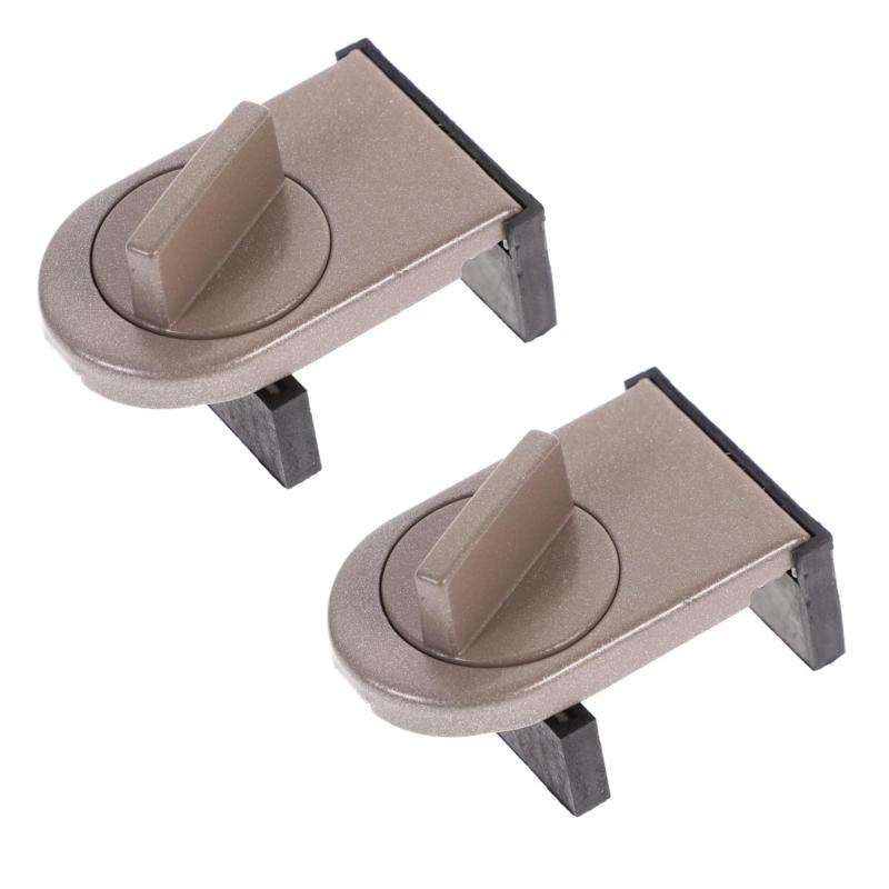 YFFSFDC 窓 ロック ストッパー2個セット 網戸 網戸ストッパー ドア 防犯 サッシ ストッパー 補助錠 ウインドロック ドアロック転落防護 盗難防止 窓の防犯対策 猫脱走防止 取り付け簡単 (ブラ