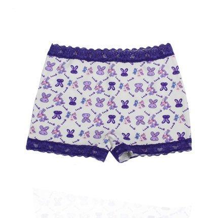 ウサギのパターンの女の子の下着のパンツ100％綿