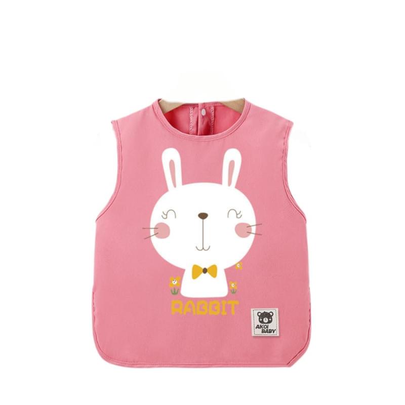 [N.W] 【子供夏遊び着】 子供用 ベビー用 エプロン 夏 よだれかけ お食事 スタイ 袖無 防水 夏 男の子 ..