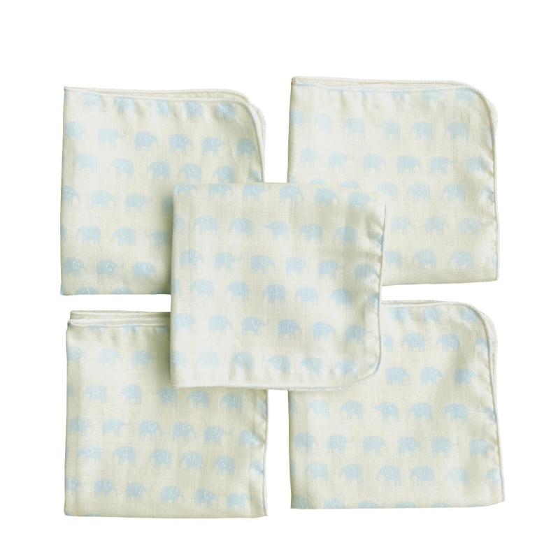 [マシュール] ガーゼハンカチ ホーミー柄 5枚入り 日本製 赤ちゃん 25×25cm 2層 ベビー 新生児 ダブル..