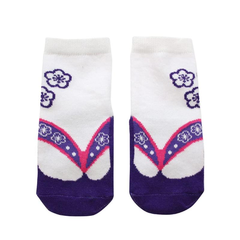 ベビー キッズ 子供用 足袋 草履風 靴下 ソックス 女の子 7-10 9-15cm