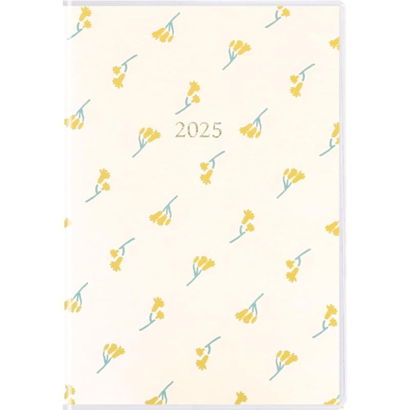 ラボクリップ 手帳 2025年 3月始まり A6 マンスリー リーニュ