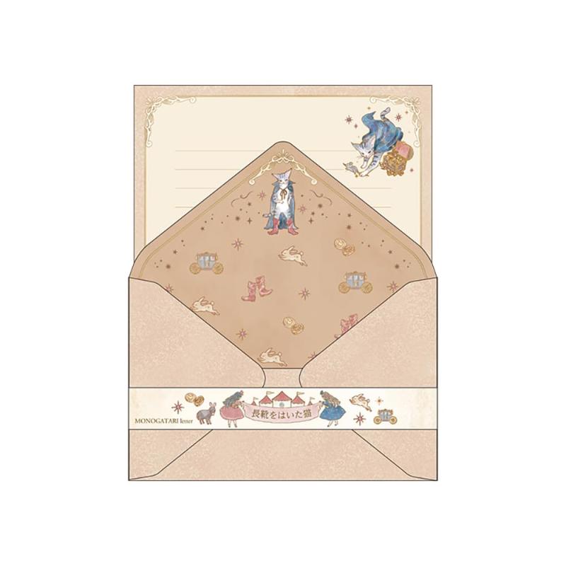 カミオジャパン レターセット MONOGATARIレター 長靴をはいた猫 226633