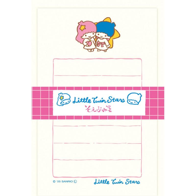 古川紙工 サンリオ レターセット サンリオキャラクターズフルーツマーケット そえぶみ箋 リトルツインスターズ SS01