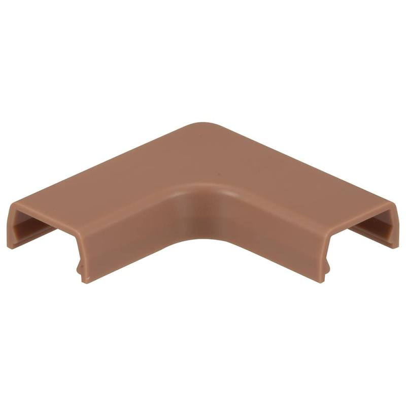 オーム電機 モール用曲がり 0号 茶 2個入 配線モール コーナー 仕上げ まがり DZ-AMM0-T/2P 09-2681 OHM