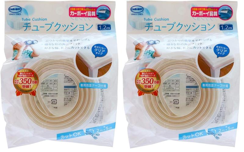 カーボーイ チューブクッション 1.2m クリア 2