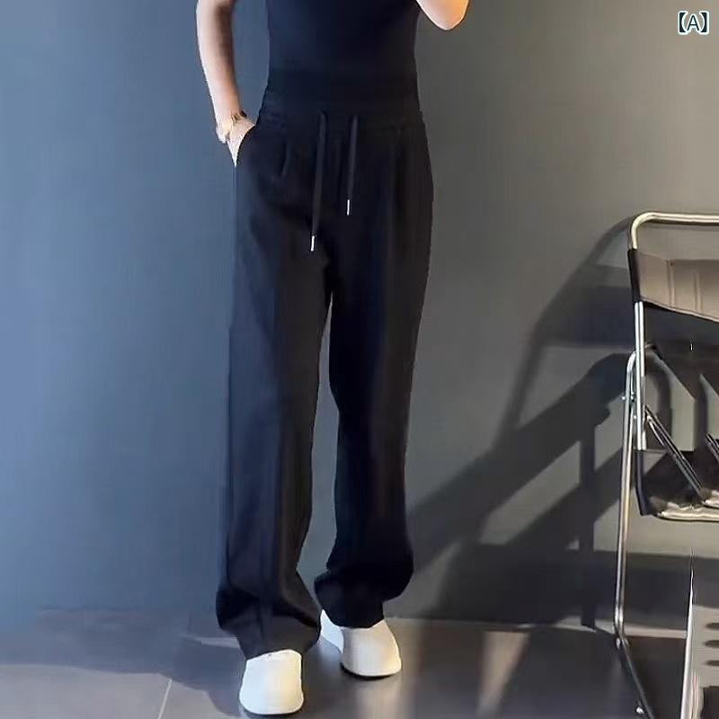 秋の 新作 メンズカジュアルパンツ 2025 高級 ファッションスポーツスリムフィット 伸縮 性の ある多 用途の ゆったりと した 薄手の小 脚 パンツ