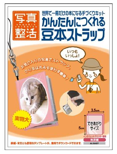 アピカ 写真整活 かんたんにつくれる豆本ストラップ 1冊分 ALS6ST