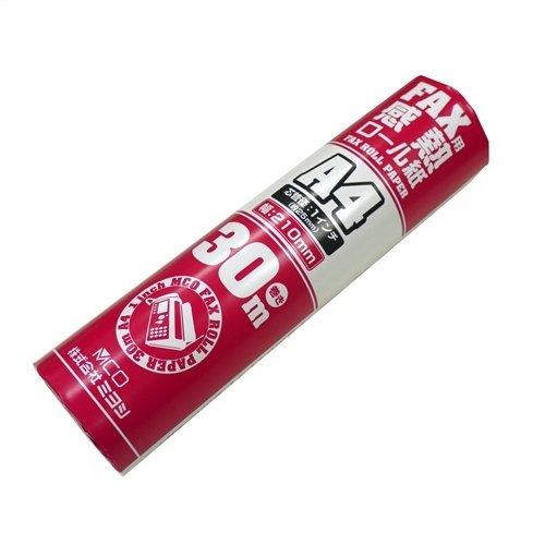 Other - ミヨシ MCO FAX用 感熱ロール紙 A4サイズ 芯内径1インチ(約25.4mm) 30m巻 1本入り FXR30A1-1