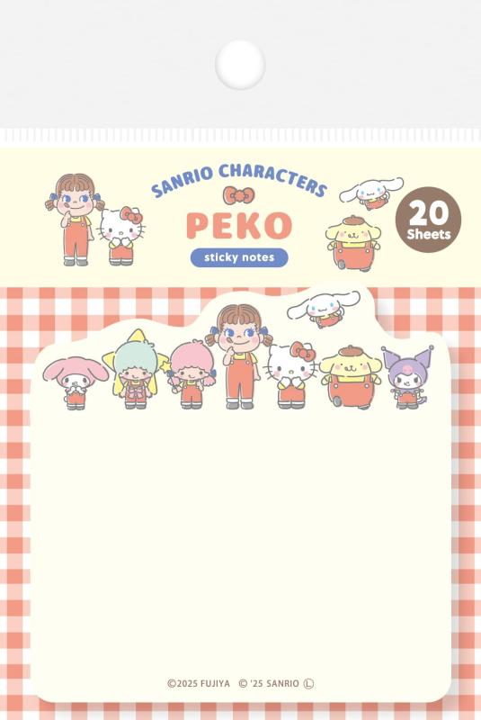 古川紙工 PEKO×サンリオキャラクターズ 付箋 型抜き付箋(3.0)