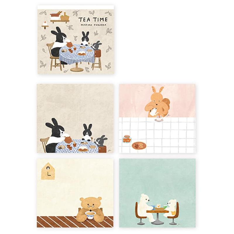 樂天商城 - 表現社 メモ ブロックメモ TEA TIME