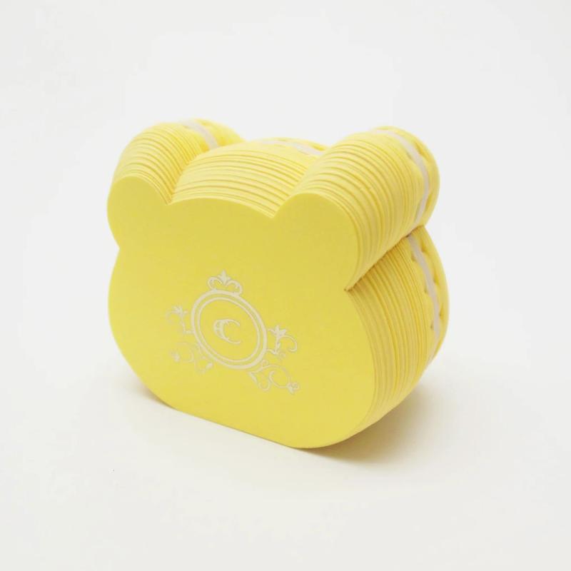 クルーシャル(CRU-CIAL) クマ マカロン付箋 yellow S180019Y