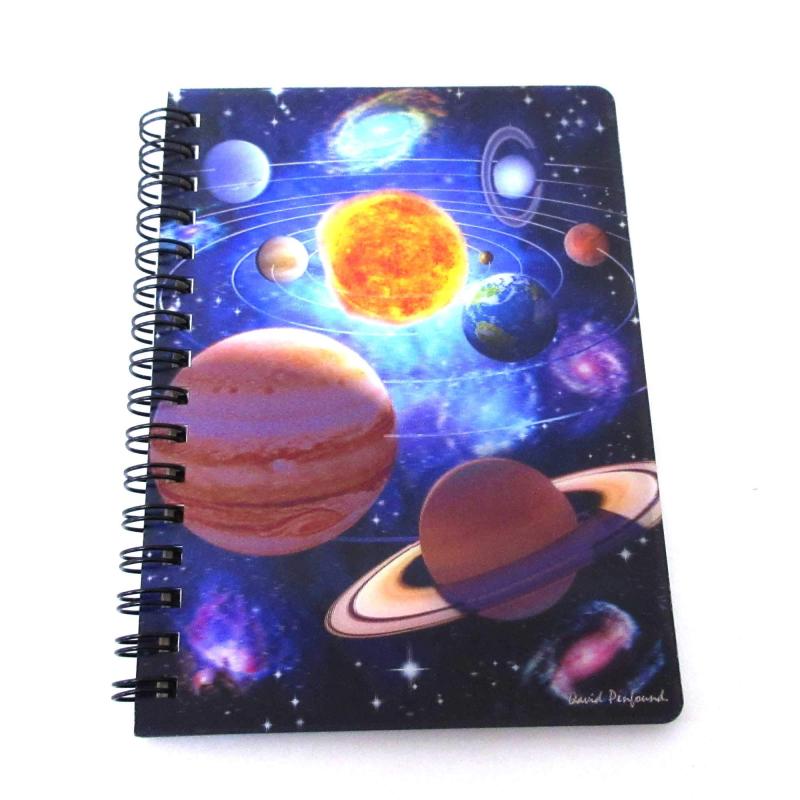 ノート 文房具 A6 メモ帳 浮き出る 3Dリングノート YOU ARE HERE 宇宙 301-935