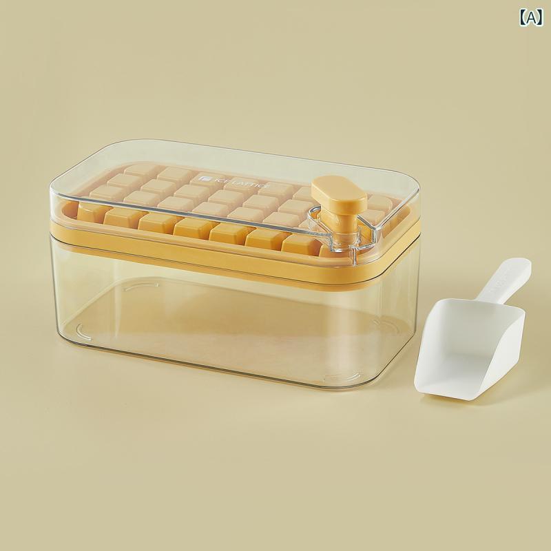 妙 卡出 氷 氷 箱 一 ボタン脱 氷 易 脱 型 氷 格 補助 食 氷 金 型 diy 氷 格 蓋 付き 貯氷 箱