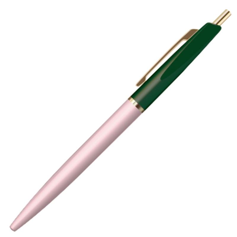Rakuten - アンテリック 油性ボールペン 0.5mm フォレストグリーン×ベビーピンク BP1FGXBP
