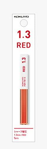 コクヨ シャープ替芯(吊り下げパック) 1.3mm 赤芯 5本入 PSR-RE13-1P