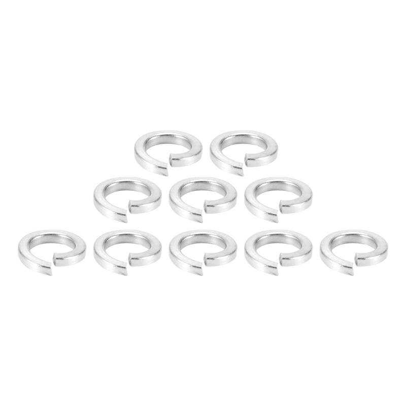 乐天商城 - Motoforti M3ねじ用ユニバーサルスプリングロックワッシャー 内径3.2mm 外径4.1mm 厚さ1mm 耐久性 ステンレス製 シルバートーン 10個