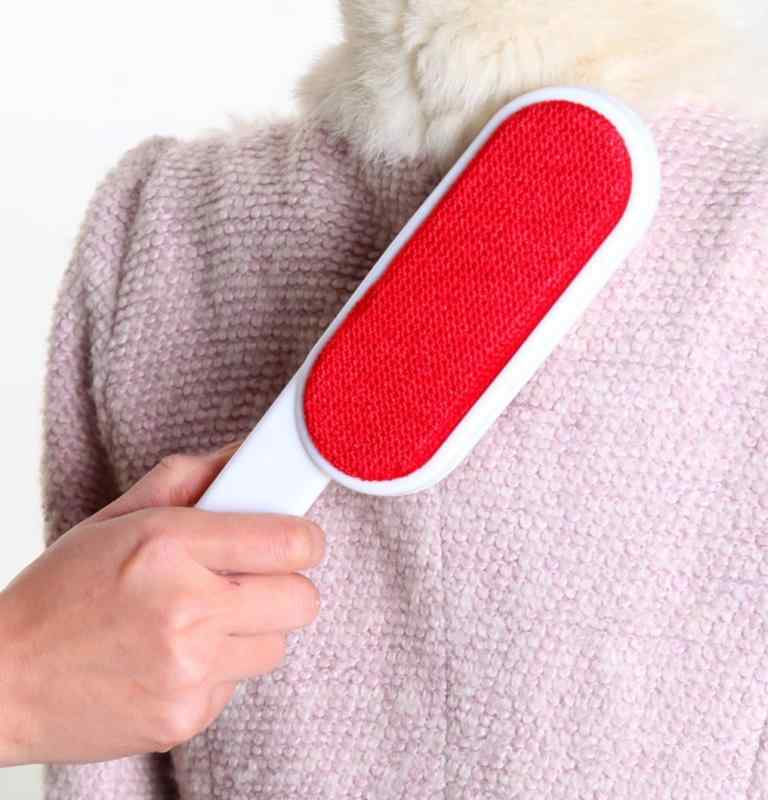 1 両面の 静電気 ブラシの 衣類の 毛は コートの 集 塵 ブラシの 毛を 除去 します。(x3)