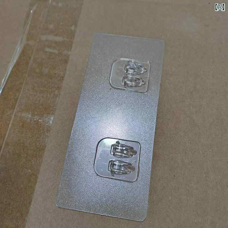 スナップフック、 穴を 開ける 必要 なし、 粘着 フック、 壁掛け 収納 ラック、 跡の 残らない 粘着 パッチ、 バス ルームと キッチンの 壁掛け タイプ