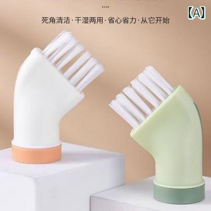 ミネラルウォーターボトルに 接続 できる 家庭 用多 機能 クリーニング ブラシ、 乾湿 両用 クリーニン..