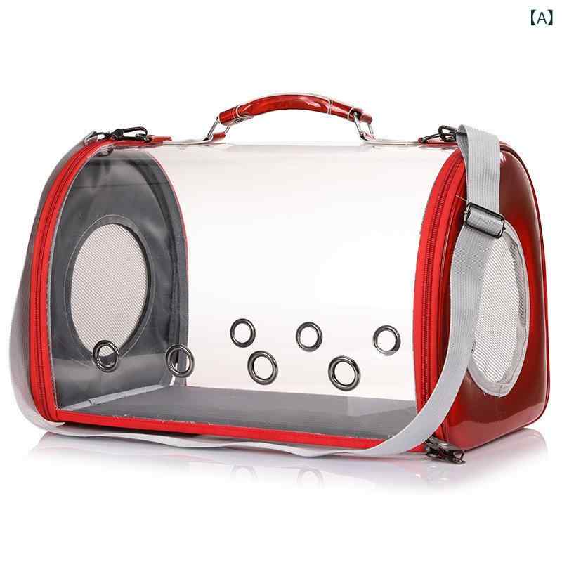 猫の カバンは 透明で 外出 します。 携帯 バッグは 車の 通気 性が あります。