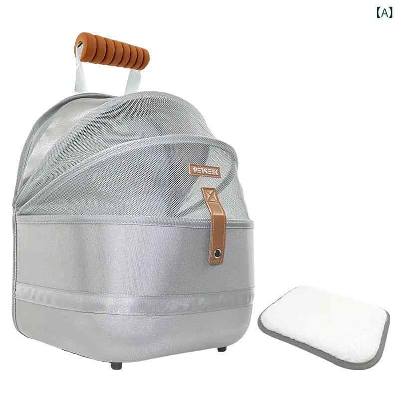 ペットは 猫の 包みの超 大型 ペットの リュックサックを 探して 携帯 します。