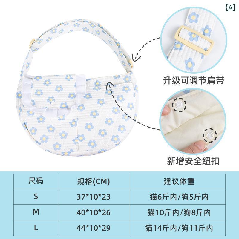 韓国 版 猫 バッグペットショルダーバッグ 外出 旅行 ショルダーバッグ 携帯 小型 猫 犬 リュックサック ペット 用品(x2)