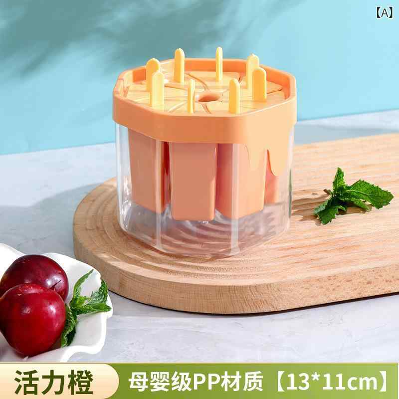 8 格の もちの 氷の 格の 鋳型の 自家製の 氷の 氷の 棒の 箱の 乳幼児の 家庭は 蓋を 持って 氷の 格の アイスクリームの 箱の メーカーを 作ります。