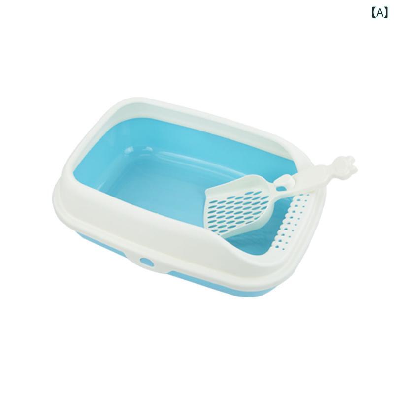 猫 砂 盆の 小さい サイズの 猫 トイレの 大きい サイズは半 閉鎖 して 砂を 漏らします。
