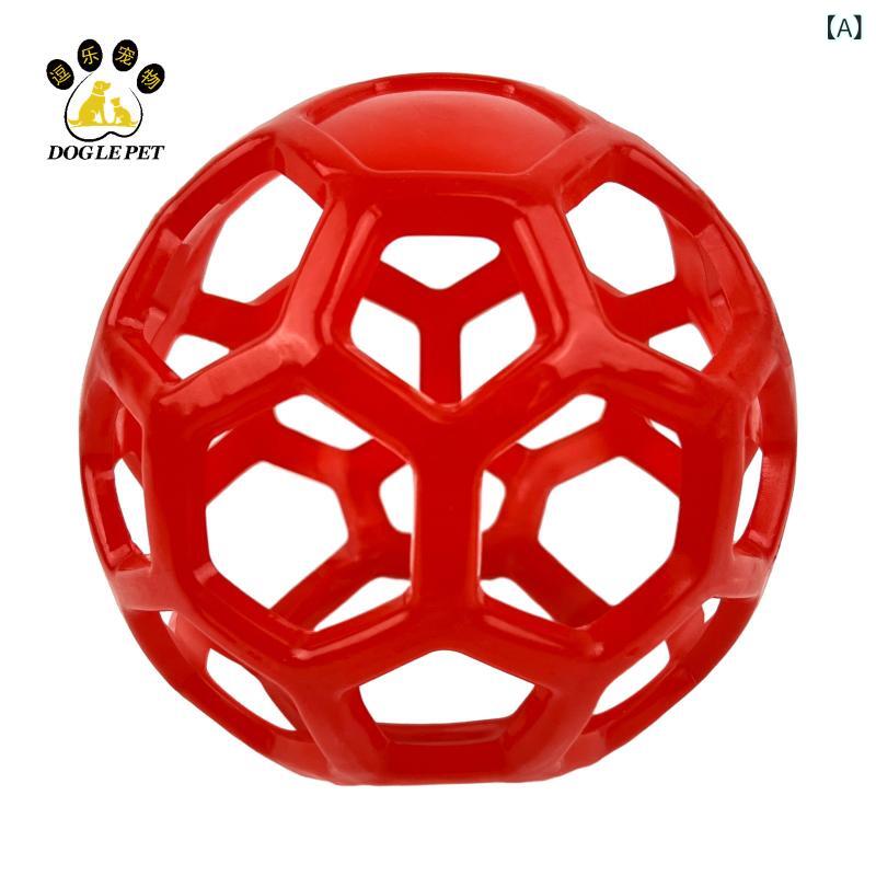 メーカー 直販 ペット 玩具 ボール 透かし テニス 鈴 環境 保護 プラスチック 噛み 弾力 ゴムボールペット 用品