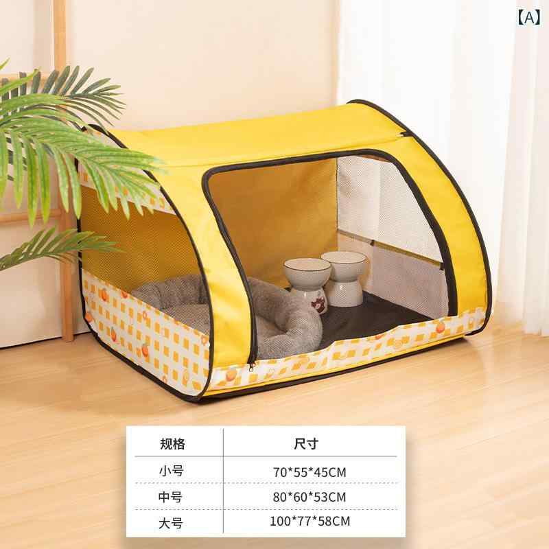 猫の 産室 猫の 巣の 閉鎖 式の 猫の かごの 囲いの テントは ペットの 用品の 子...