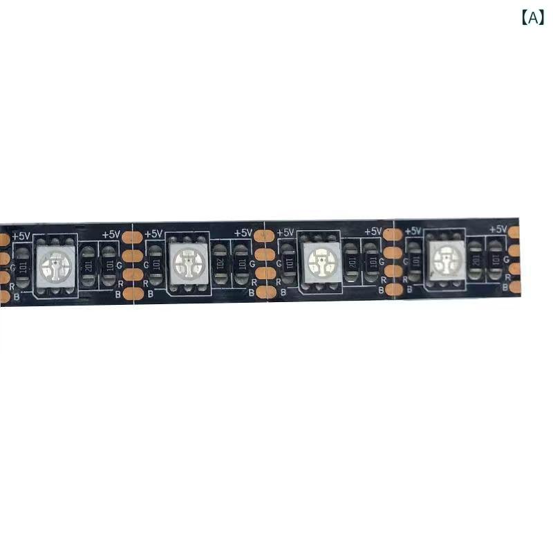 Led ライトは 5 v 12 v 5050 rgb 黒板 30 灯 60 灯 パソコン テレビ 背景 灯 低圧 ...