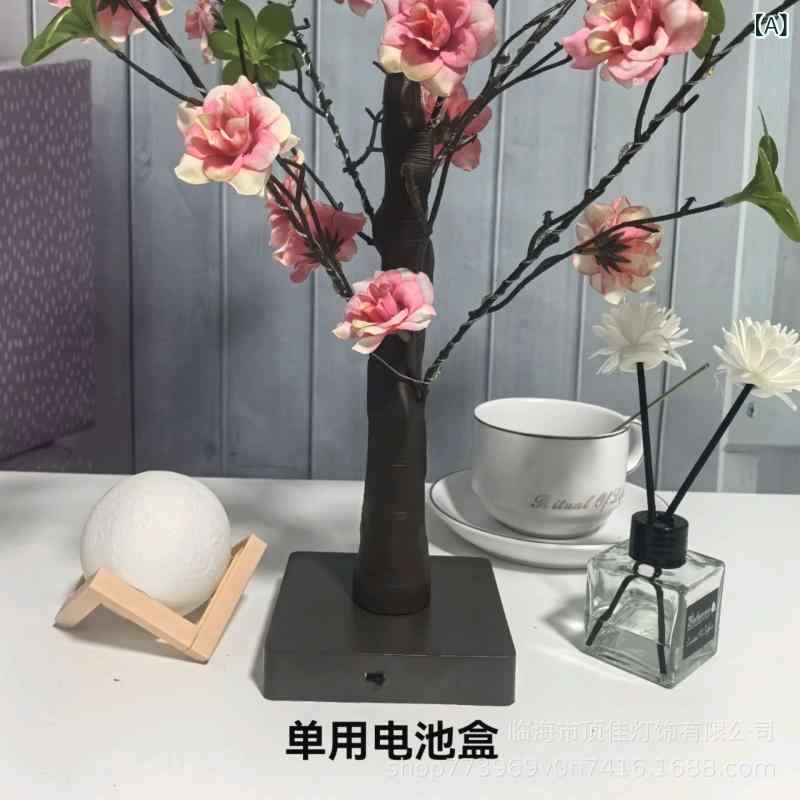 Led Bulb - メーカー 直販 LED 枯枝 角 薔薇 小 樹 灯 祝日 装飾 灯 寝室 雰囲気 発光 小夜 灯