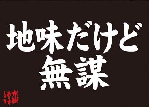 水曜どうでしょう名セリフステッカー（地味だけど無謀）商品仕様 ［サイズ］ 107mm×77mm