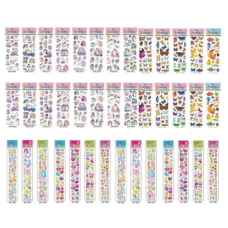 手帳 シール かわいい ふわふわシール シール 子供&幼児シール 男の子 女の子 40枚 シールセット大量 30種類シートデザイン デコシール キラキラ シールマルシェ 3Dテッカーシール ステッ