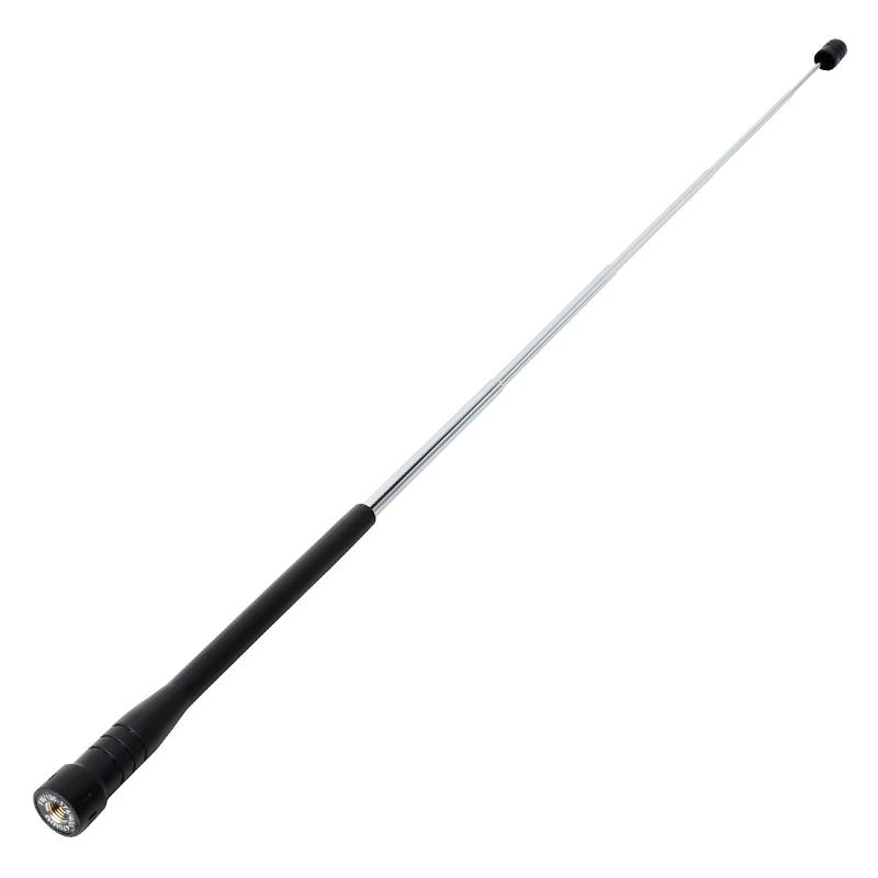 144/430MHz&amp;VHF/UHF デュアルバンド ハンディロッドアンテナ SMAP型コネクタ 高利得 6段 伸縮無線アンテナ アマチュア無線用 YAESU/ICOM/BAOFENG用 FT-60 VX-3 VX-6R ID-52 ID-51