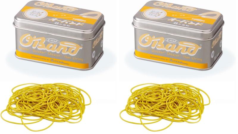 輪ゴム オーバンド シルバー缶 30g #16