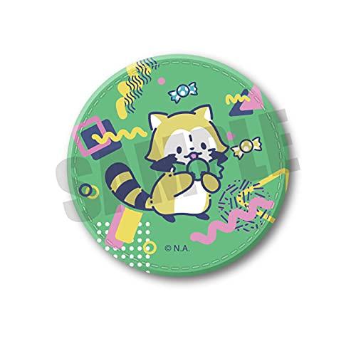 プレイフルマインドカンパニー(playful mind company) ラスカル レザーバッジ れとぽぷ A 約55mm×55mm 合皮 PMC-ARLB-RPA