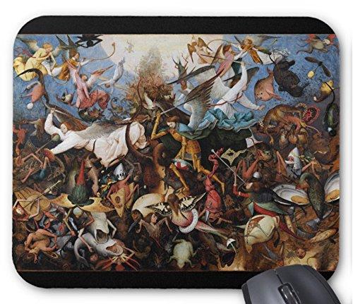 ピーテル・ブリューゲル『 叛逆天使の墜落 』のマウスパッド：フォトパッド（世界の名画シリーズ）