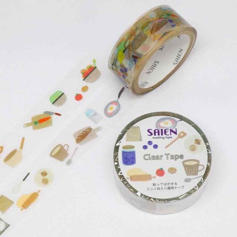 日本製HR-0001カミイソSAIENマスキングテープキッチン15mm×3m15mm×3m8gフイルム包装日本製PET、PP
