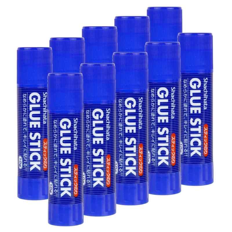 Paste - シャチハタ スティックのり 10g 10本入 TGS-10/H 白