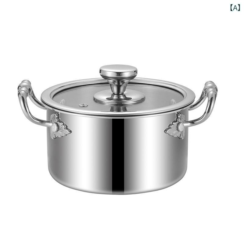 316 L 厚 鋼 食品 グレード スープ 鍋、 キッチン 家庭 用 高 湯 鍋、 ガス・ 電磁 調理 器 対応、 煮込み・ スープ 用、 卸売