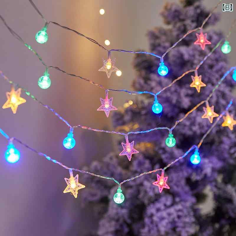 Led 気泡 球 雪 灯 串 部屋に 八 機能 星 灯 串 祭り 雰囲気 装飾 ランプ フラッシュ