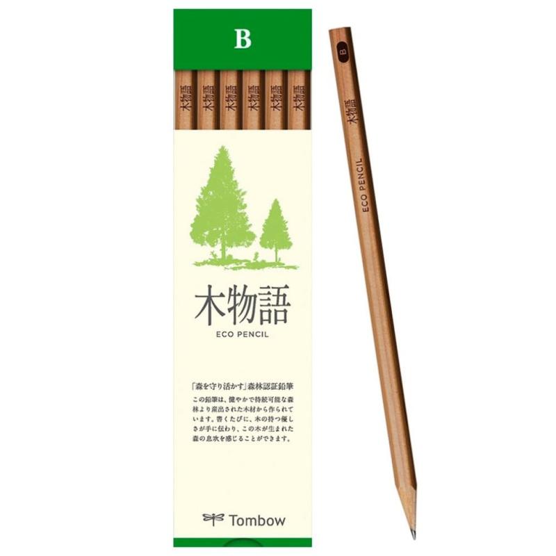 トンボ鉛筆 鉛筆 S木物語 B 1ダース LA-KSB